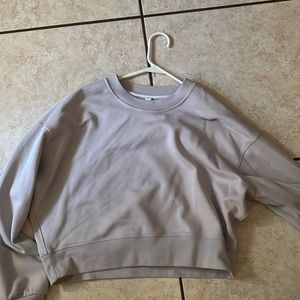 Lululemon perfectly oversized crew cropped size 6 NWOT